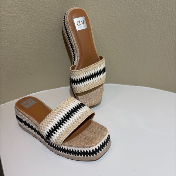 Dolce Vita Shoes - 🤎 Dolce Vita Slip-on Summer Ready Woven 2 Inch Heel Shoes Size 9.5